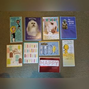 9 Hallmark birthday cards